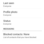WhatsApp Privacy Screen
